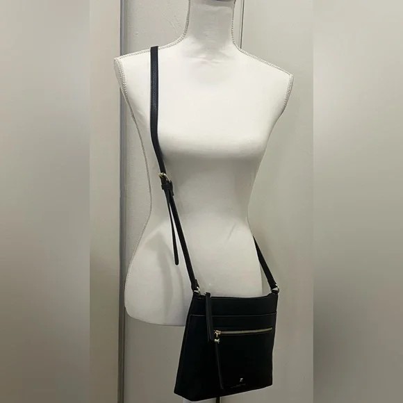 Liz Claiborne Crossbody Handbag Black Faux Pebble Leather
Shoulder Bag - EUC - Picture 3 of 16